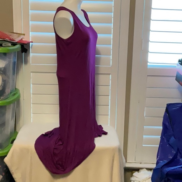 Dots Vibrant Purple Mini Dress - Picture 2 of 8